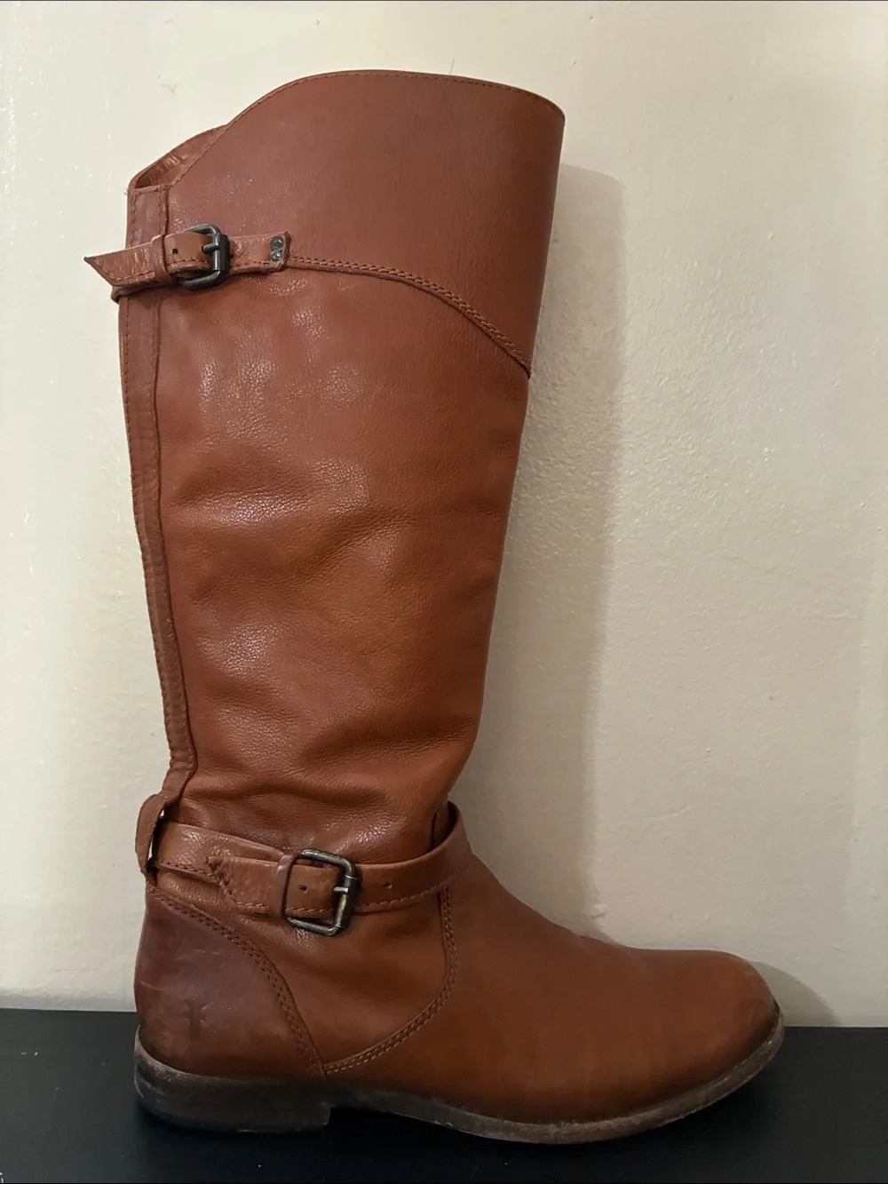 Frye Women's Phillip Riding Boots in a whiskey size 9.5